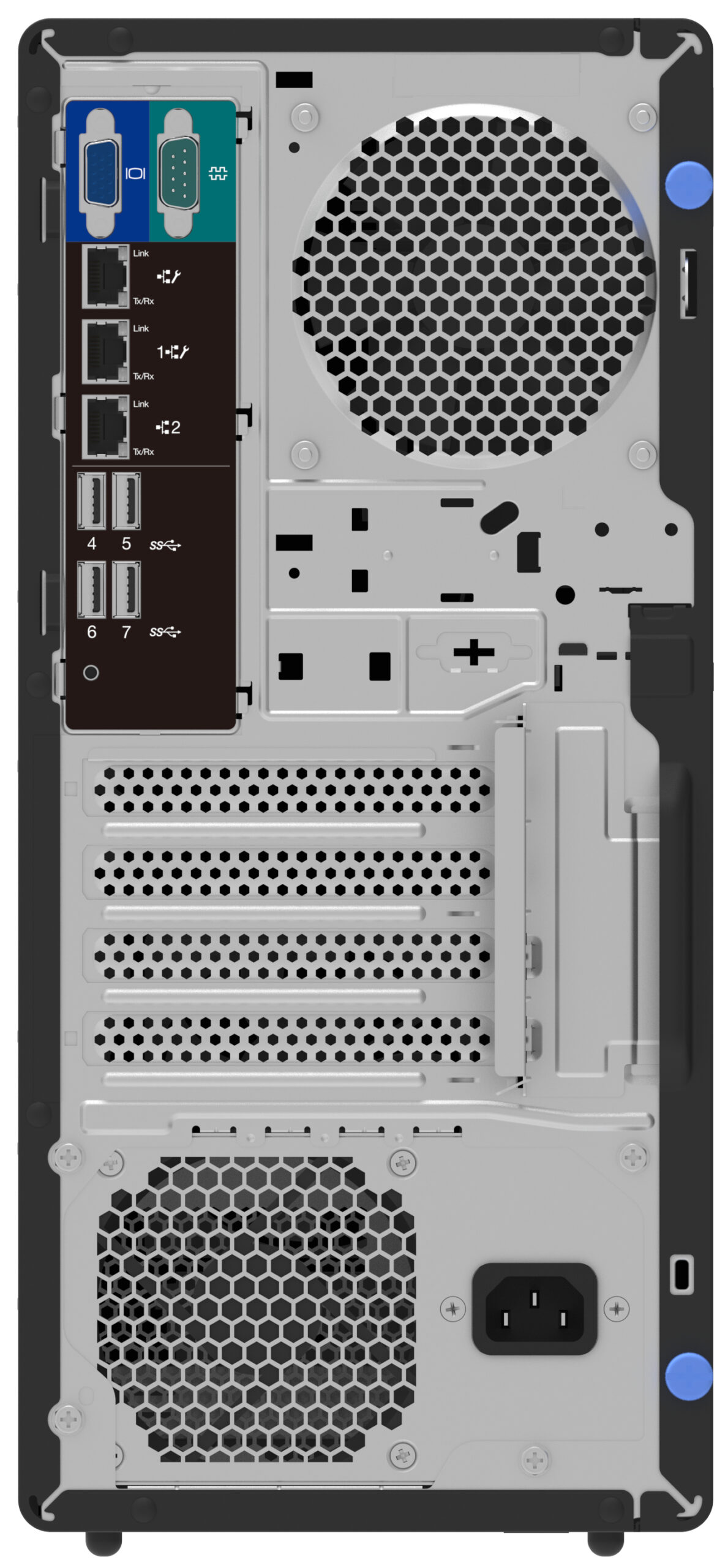 Lenovo ThinkSystem ST50 V3 serwer 1,92 TB Tower Intel Xeon E E-2434 3,4 GHz 32 GB DDR5-SDRAM 500 W - obrazek 4