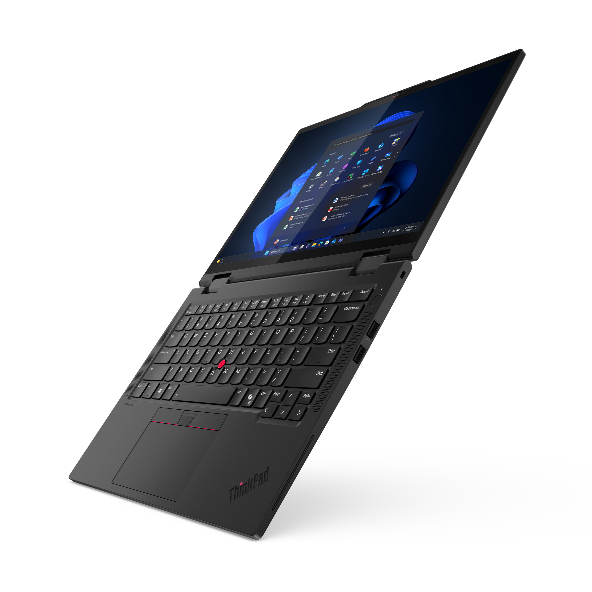 Lenovo ThinkPad T14s 2-in-1 Gen 1 Intel Core Ultra 5 225U Hybryda (2w1) 35,6 cm (14") Ekran dotykowy WUXGA 16 GB LPDDR5x-SDRAM 512 GB SSD Wi-Fi 6E (802.11ax) Windows 11 Pro Angielski Czarny - obrazek 4