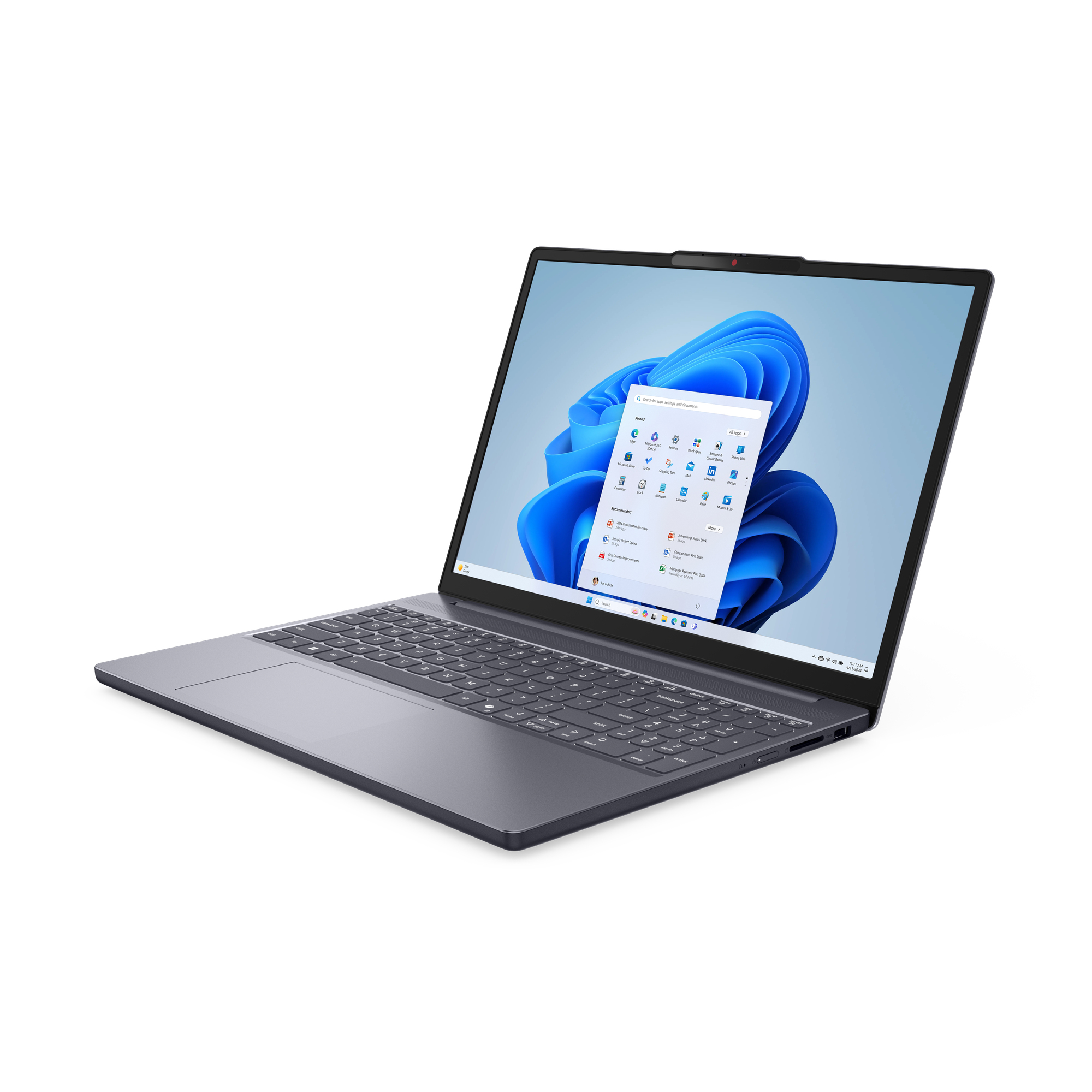 Lenovo IdeaPad Slim 3 15IRH10 Intel® Core™ i5 i5-13420H Laptop 38,9 cm (15.3") WUXGA 16 GB DDR5-SDRAM 512 GB SSD Wi-Fi 6 (802.11ax) Angielski Szary - obrazek 2