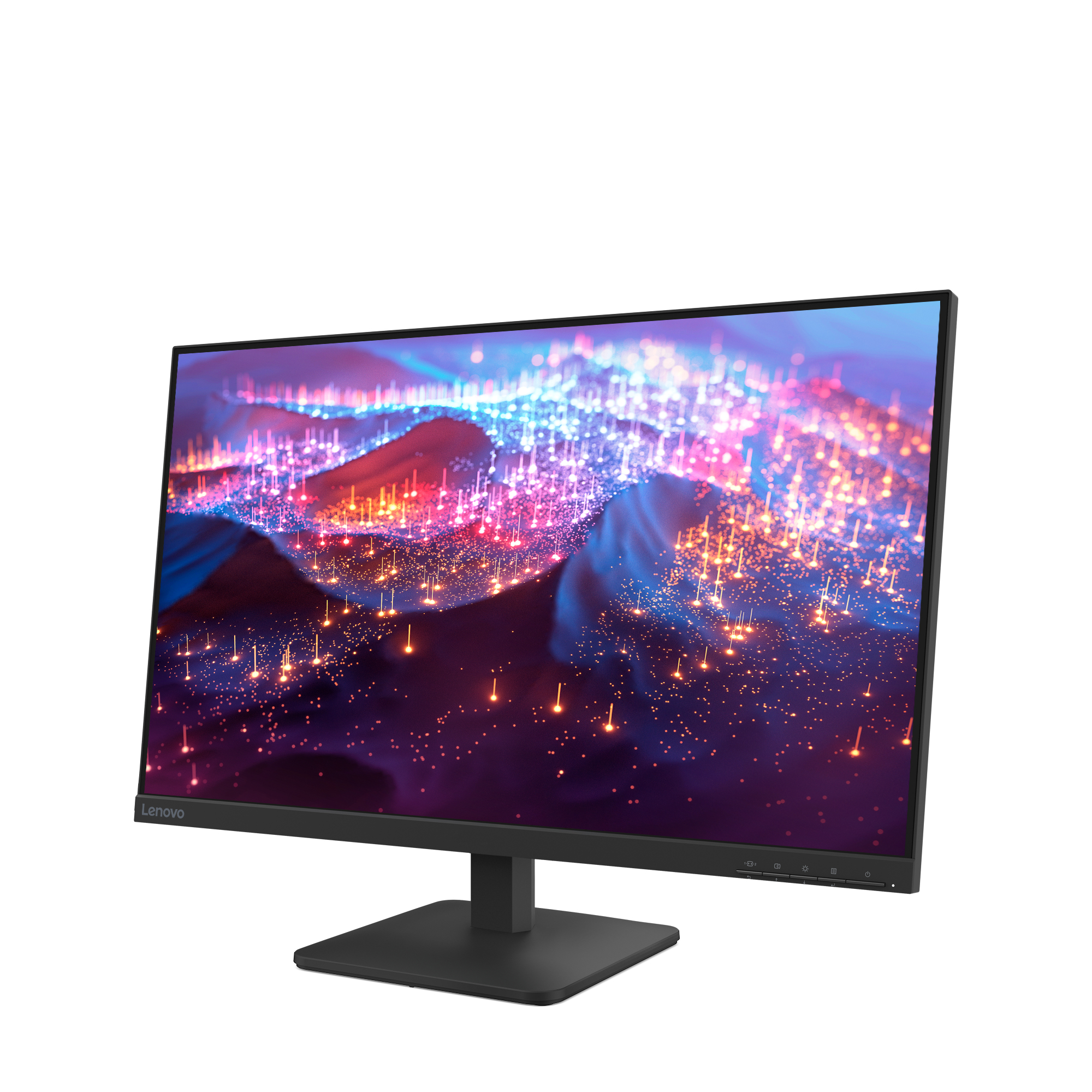 Lenovo L27-4e monitor komputerowy 68,6 cm (27") 1920 x 1080 px Full HD LCD Czarny - obrazek 3