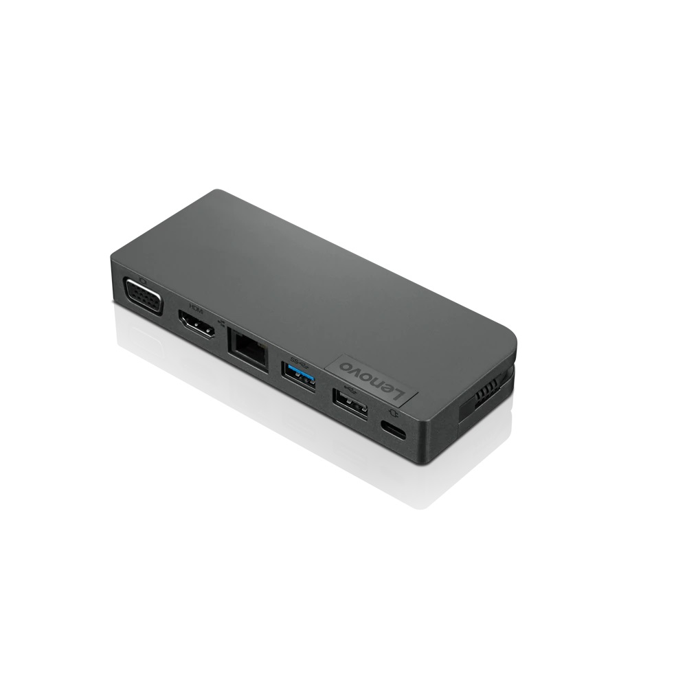 Lenovo 4X90S92381 stacja dokująca Przewodowa USB 3.2 Gen 1 (3.1 Gen 1) Type-C Szary - obrazek 2