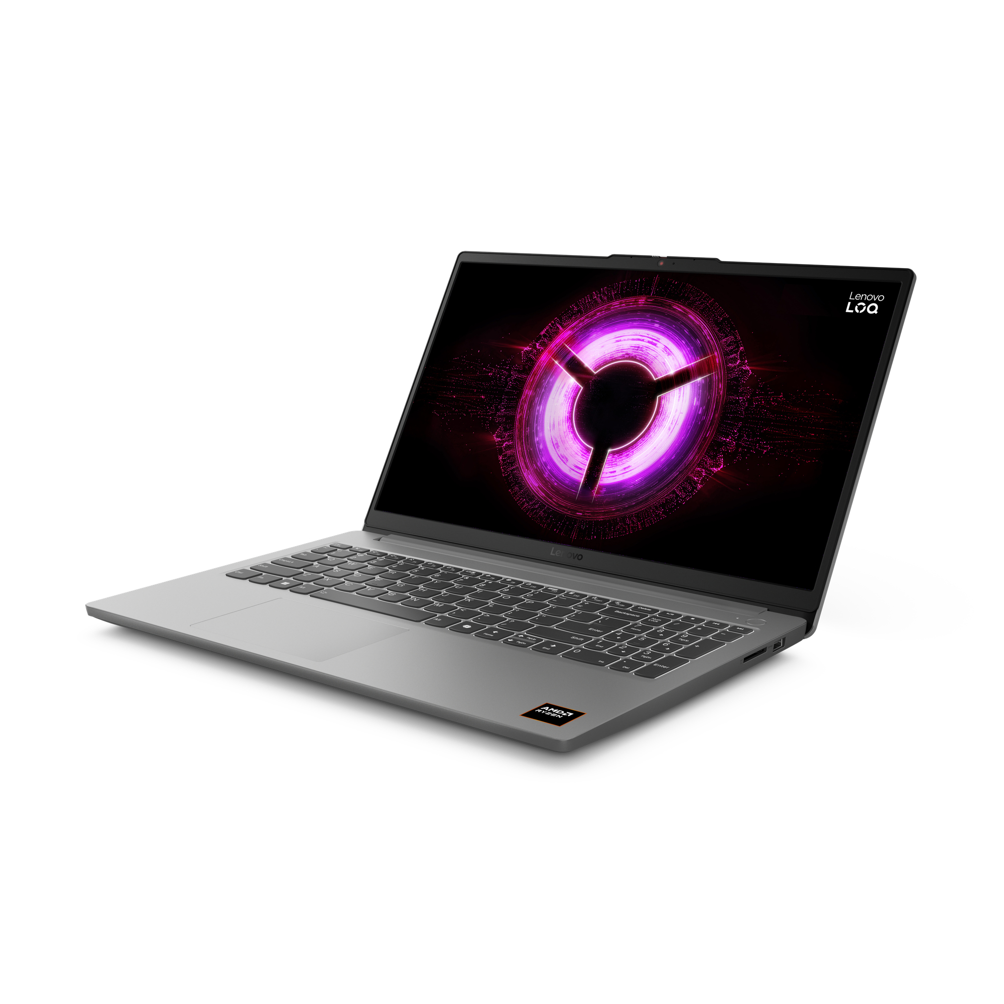 Lenovo LOQ 15ARP10E AMD Ryzen™ 7 7735HS Laptop 39,6 cm (15.6") Full HD 16 GB DDR5-SDRAM 512 GB SSD NVIDIA GeForce RTX 4050 Wi-Fi 6 (802.11ax) Angielski Szary - obrazek 2
