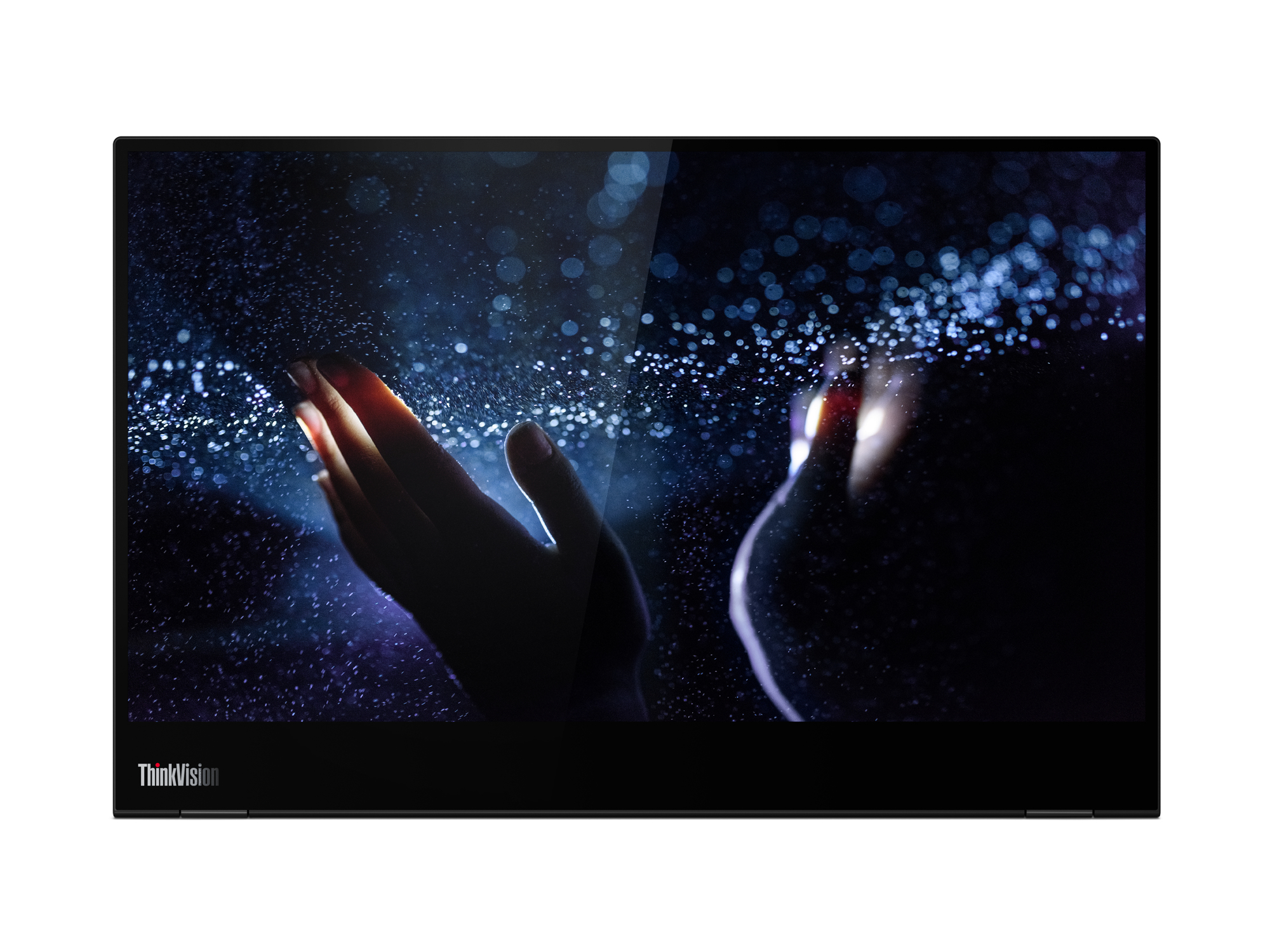 Lenovo ThinkVision M14t monitor komputerowy 35,6 cm (14") 1920 x 1080 px Full HD LED Ekran dotykowy Czarny