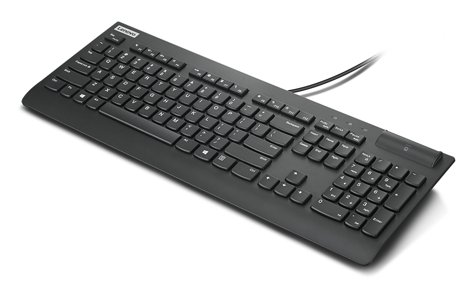 Lenovo Smartcard Wired Keyboard II klawiatura Dom/Biuro USB US English Czarny - obrazek 5