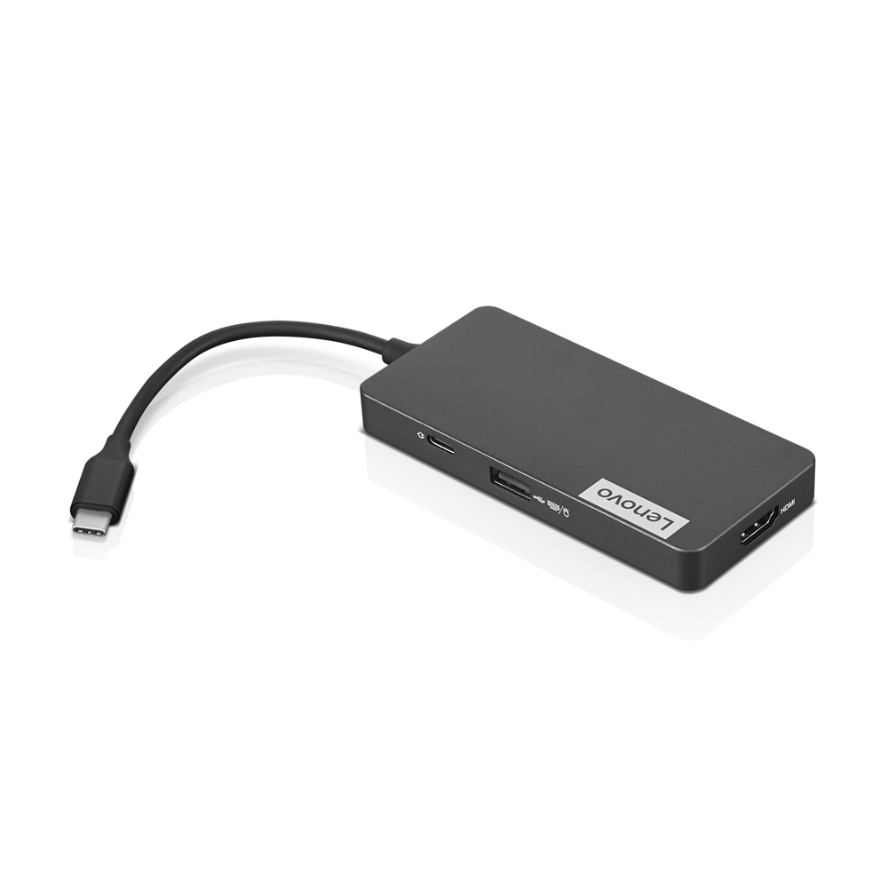 Lenovo GX90T77924 stacja dokująca Przewodowa USB 3.2 Gen 1 (3.1 Gen 1) Type-C Szary - obrazek 3