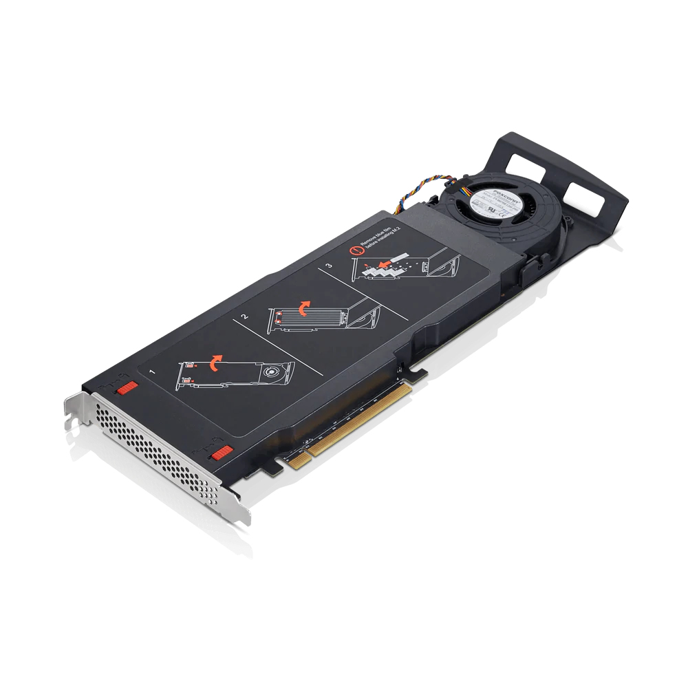 Lenovo ThinkStation Quad AIC M.2 SSD adapter Wewnętrzny PCIe