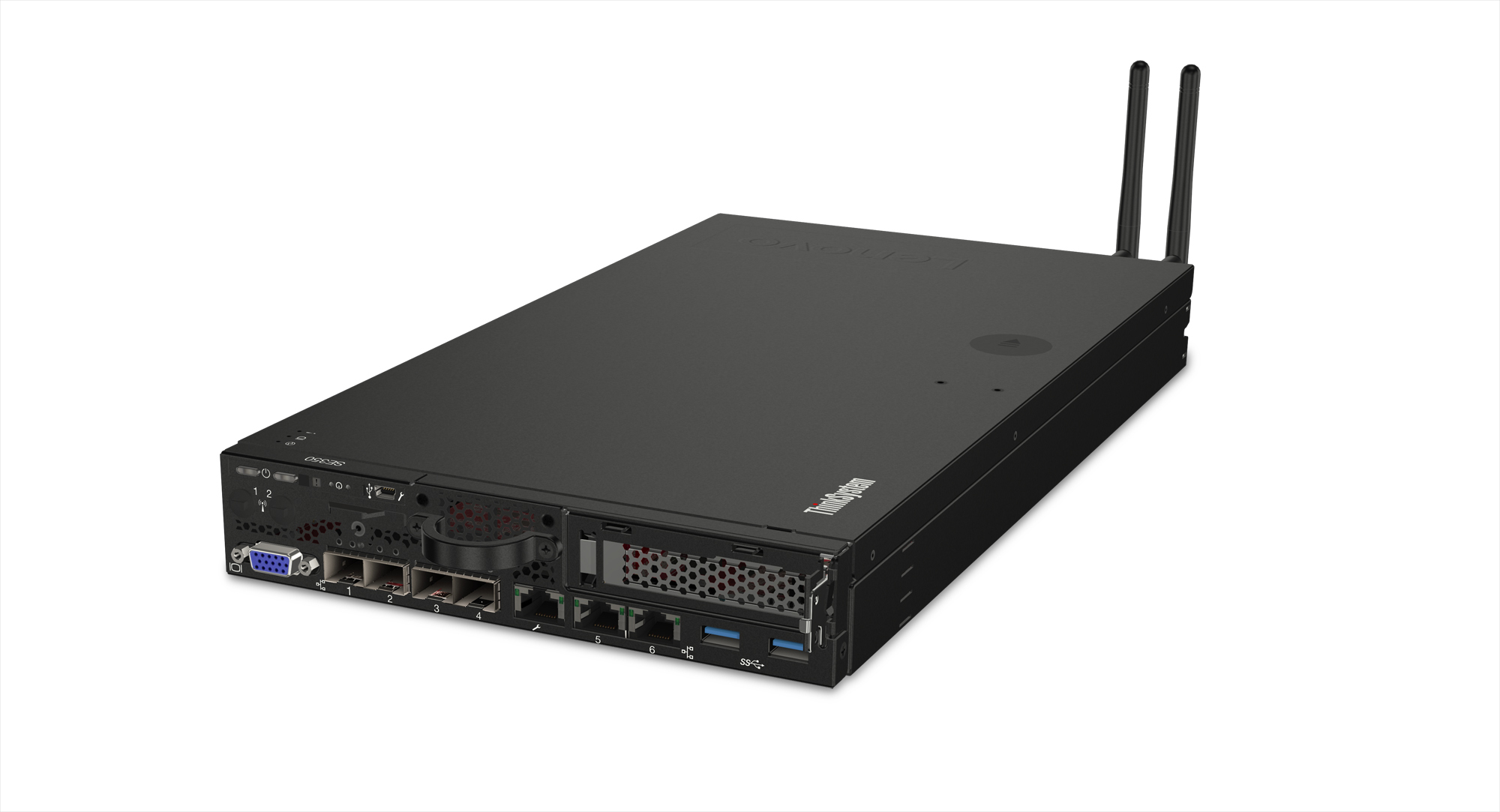 Lenovo ThinkSystem SE350 serwer Rack (1U) Intel® Xeon® D D-2143IT 2,2 GHz 32 GB DDR4-SDRAM - obrazek 3