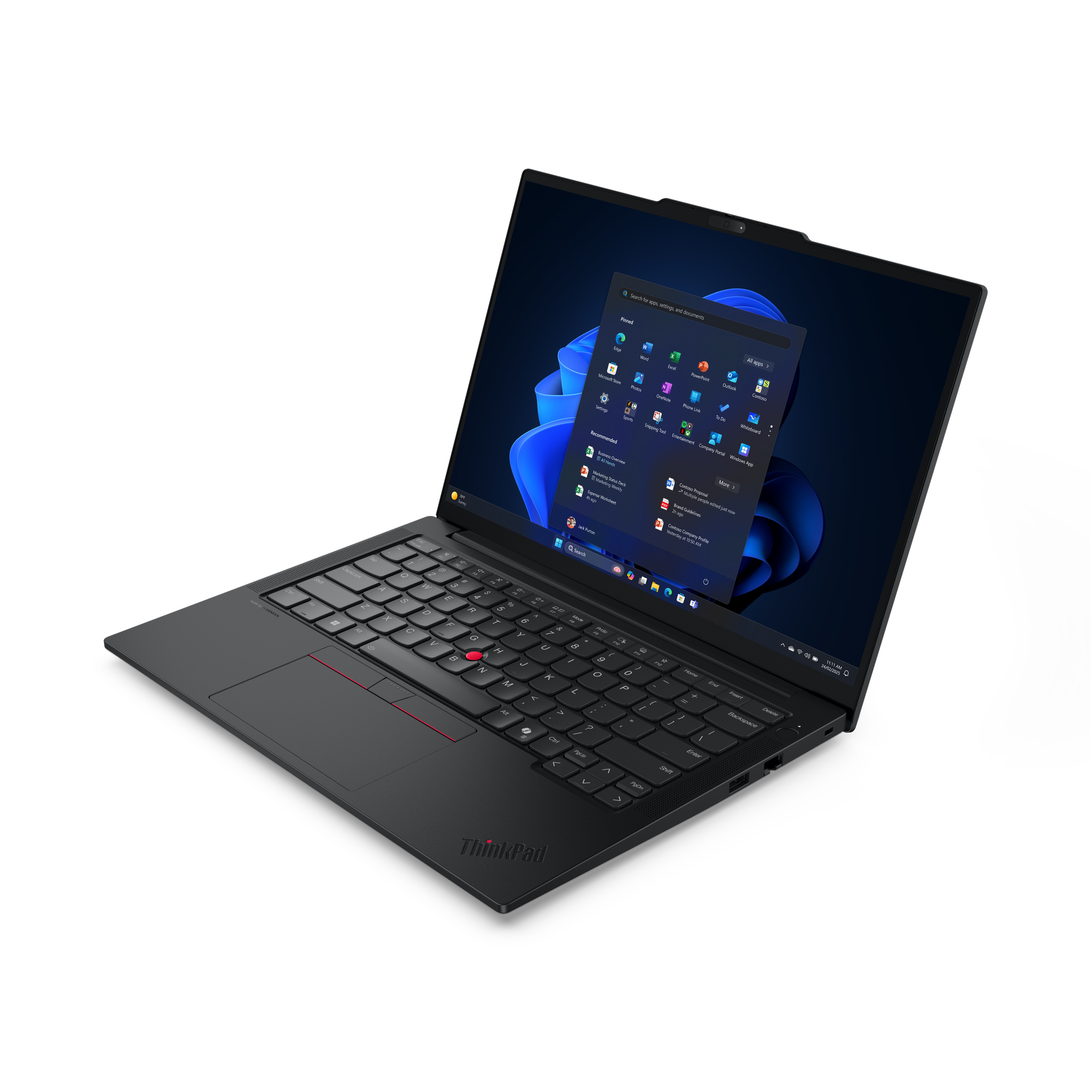 Lenovo ThinkPad E14 Gen 7 (Intel) Intel Core Ultra 5 225U Laptop 35,6 cm (14") WUXGA 16 GB DDR5-SDRAM 512 GB SSD Wi-Fi 6E (802.11ax) Windows 11 Home Czarny - obrazek 2