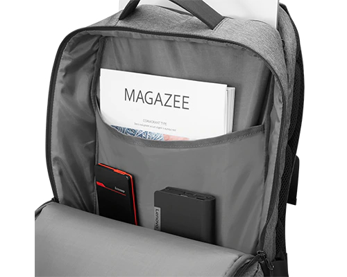 Lenovo 4X40X54260 torba na laptop 43,9 cm (17.3") Plecak Ciemnoszary, Szary - obrazek 5