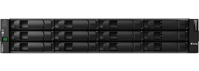 Lenovo ThinkSystem DE2000H macierz dyskowa 0 TB Rack (2U) Czarny