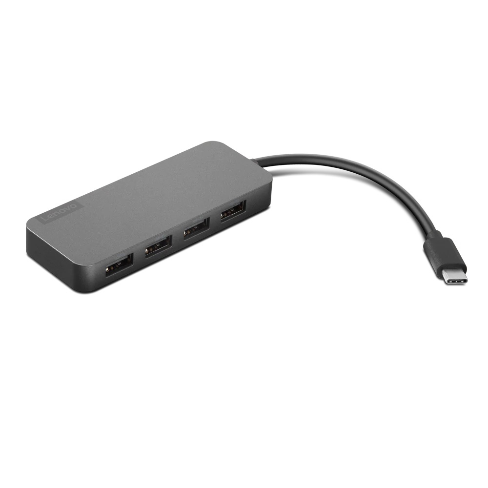 Lenovo 4X90X21427 stacja dokująca USB 3.2 Gen 2 (3.1 Gen 2) Type-C Szary - obrazek 2