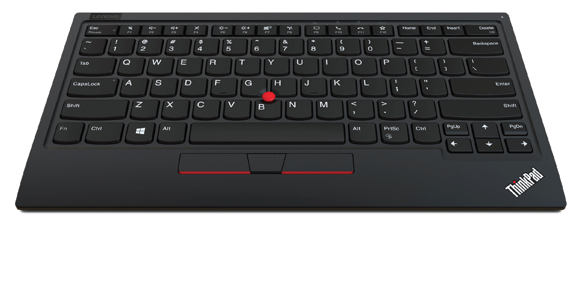 Lenovo ThinkPad Trackpoint II klawiatura Uniwersalne RF Wireless + Bluetooth QWERTY Angielski Czarny - obrazek 3