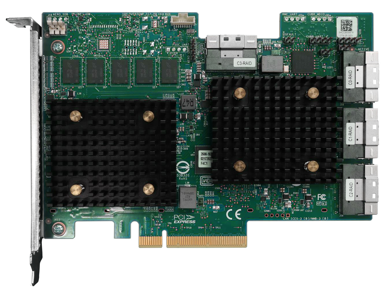 Lenovo 4Y37A09733 kontroler RAID PCI Express x8 4.0 12 Gbit/s
