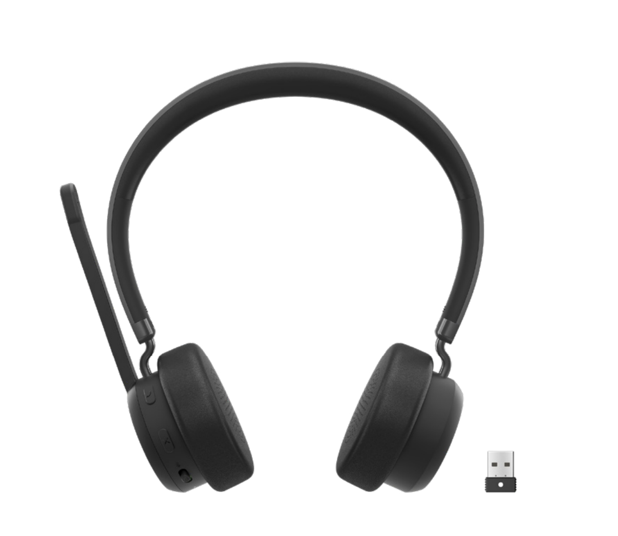 Lenovo Wireless VoIP Headset Zestaw słuchawkowy Bezprzewodowy Opaska na głowę Biuro/centrum telefoniczne Bluetooth Czarny - obrazek 4