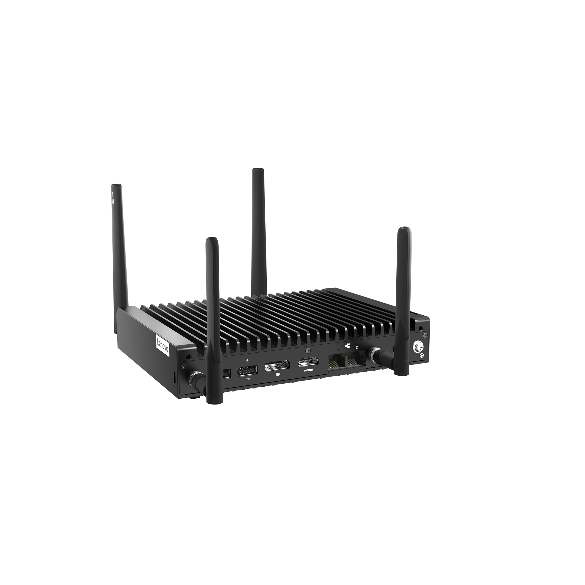 Lenovo ThinkEdge SE10 Intel Atom® x6425RE 8 GB DDR4-SDRAM 256 GB SSD Windows 11 IoT Enterprise Mini PC Czarny - obrazek 4