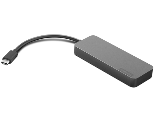 Lenovo GX90X21431 stacja dokująca USB 3.2 Gen 2 (3.1 Gen 2) Type-C Czarny - obrazek 2