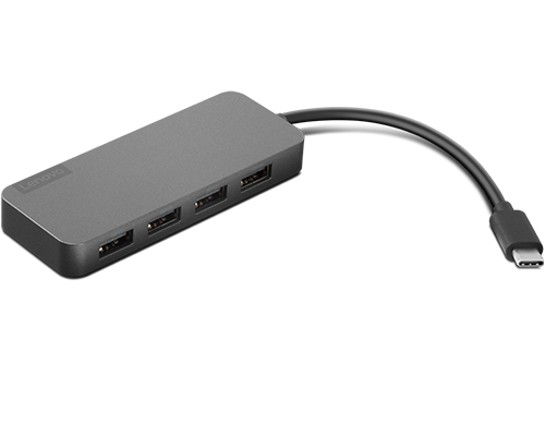 Lenovo GX90X21431 stacja dokująca USB 3.2 Gen 2 (3.1 Gen 2) Type-C Czarny - obrazek 3