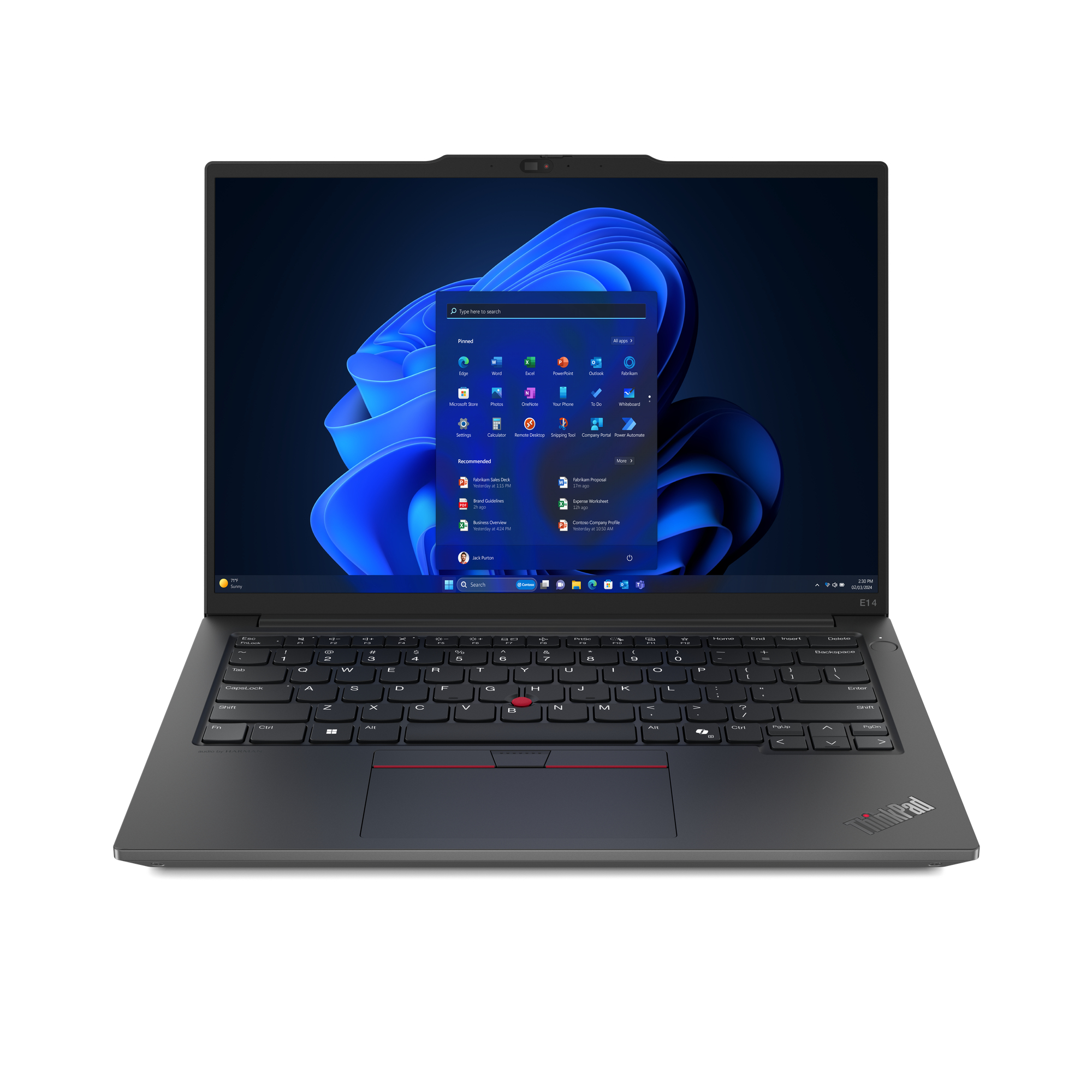 Lenovo ThinkPad E14 Gen 6 (AMD) AMD Ryzen™ 5 7535HS Laptop 35,6 cm (14") WUXGA 16 GB DDR5-SDRAM 512 GB SSD Wi-Fi 6E (802.11ax) Windows 11 Pro Angielski Czarny