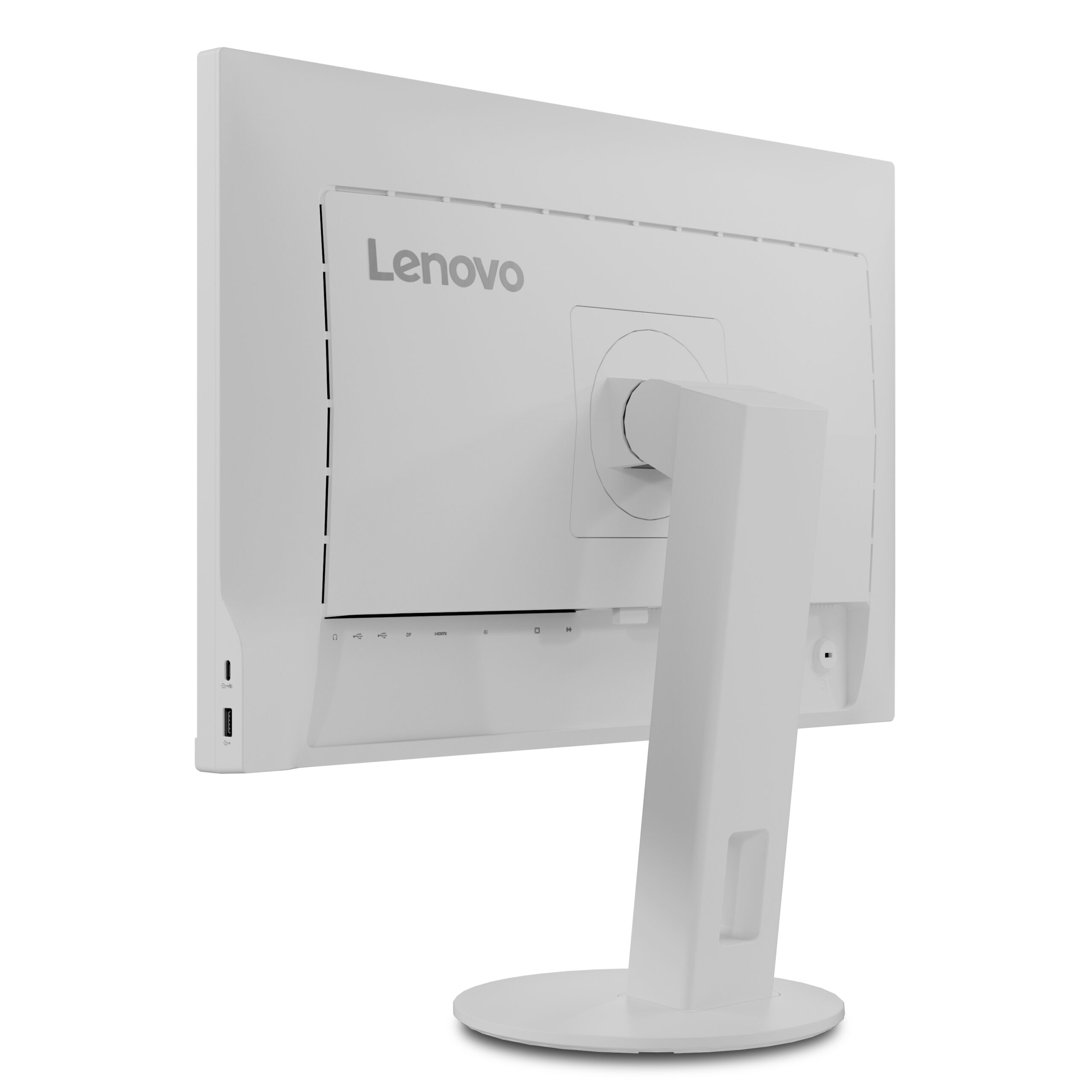 Lenovo C24d-20 monitor komputerowy 61 cm (24") 1920 x 1200 px Full HD LED Szary, Biały - obrazek 5
