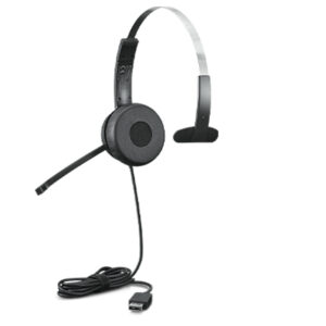 Lenovo 100 Mono Zestaw słuchawkowy Przewodowa Opaska na głowę Biuro/centrum telefoniczne USB Typu-A Czarny