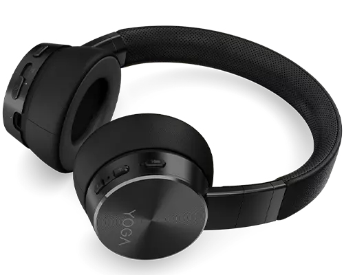 Lenovo Yoga Active Noise Cancellation Zestaw słuchawkowy Przewodowy i Bezprzewodowy Opaska na głowę Muzyka USB Type-C Bluetooth Czarny - obrazek 4