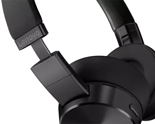 Lenovo Yoga Active Noise Cancellation Zestaw słuchawkowy Przewodowy i Bezprzewodowy Opaska na głowę Muzyka USB Type-C Bluetooth Czarny - obrazek 3
