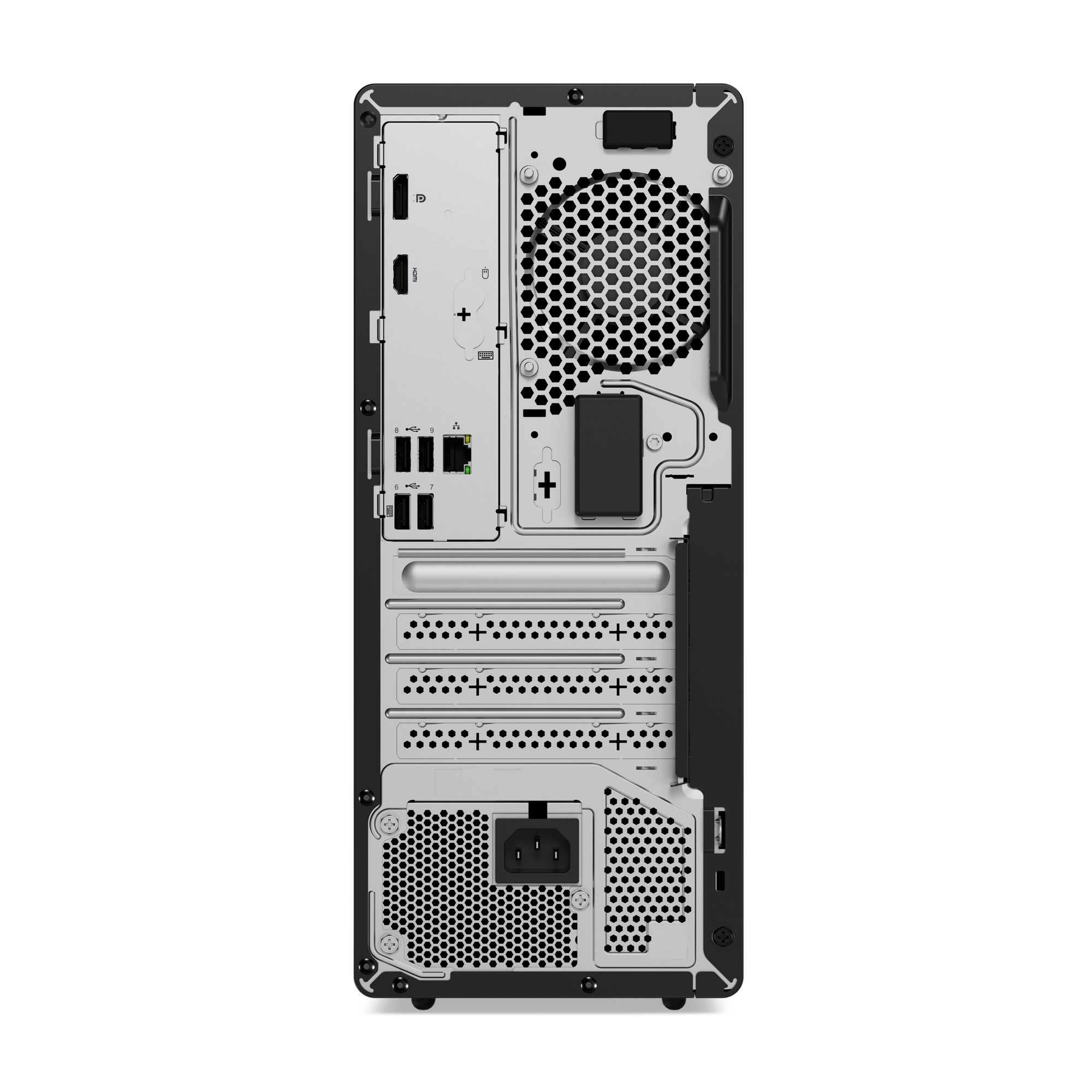 Lenovo ThinkCentre M70t Gen 5 Intel® Core™ i5 i5-14400 16 GB DDR5-SDRAM 512 GB SSD Windows 11 Pro Tower PC Czarny - obrazek 2