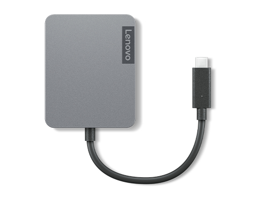 Lenovo 4X91A30366 stacja dokująca Przewodowa USB 2.0 Type-C Szary