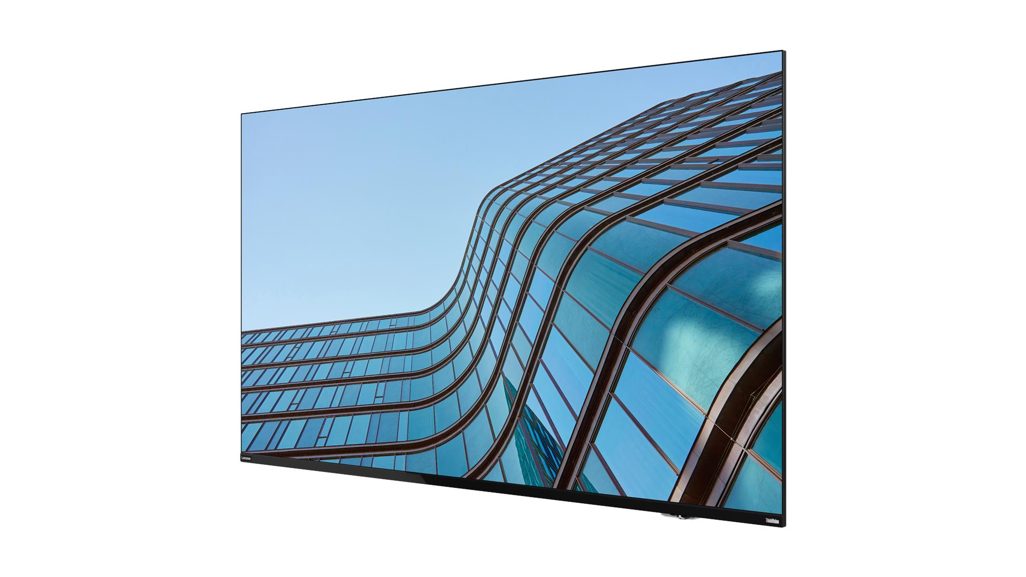 Lenovo ThinkVision E55 LFD monitor komputerowy 138,7 cm (54.6") 3840 x 2160 px 4K Ultra HD IPS Czarny - obrazek 3
