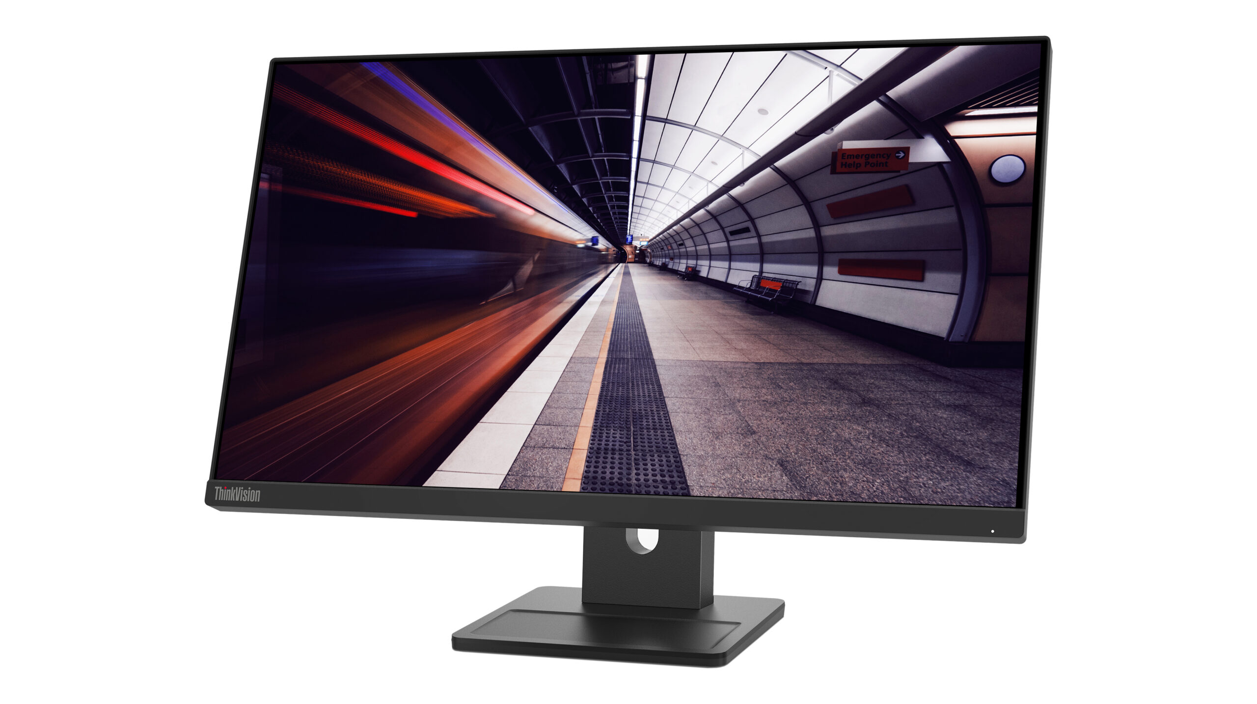 Lenovo ThinkVision E24-30 monitor komputerowy 60,5 cm (23.8") 1920 x 1080 px Full HD LED Czarny - obrazek 3