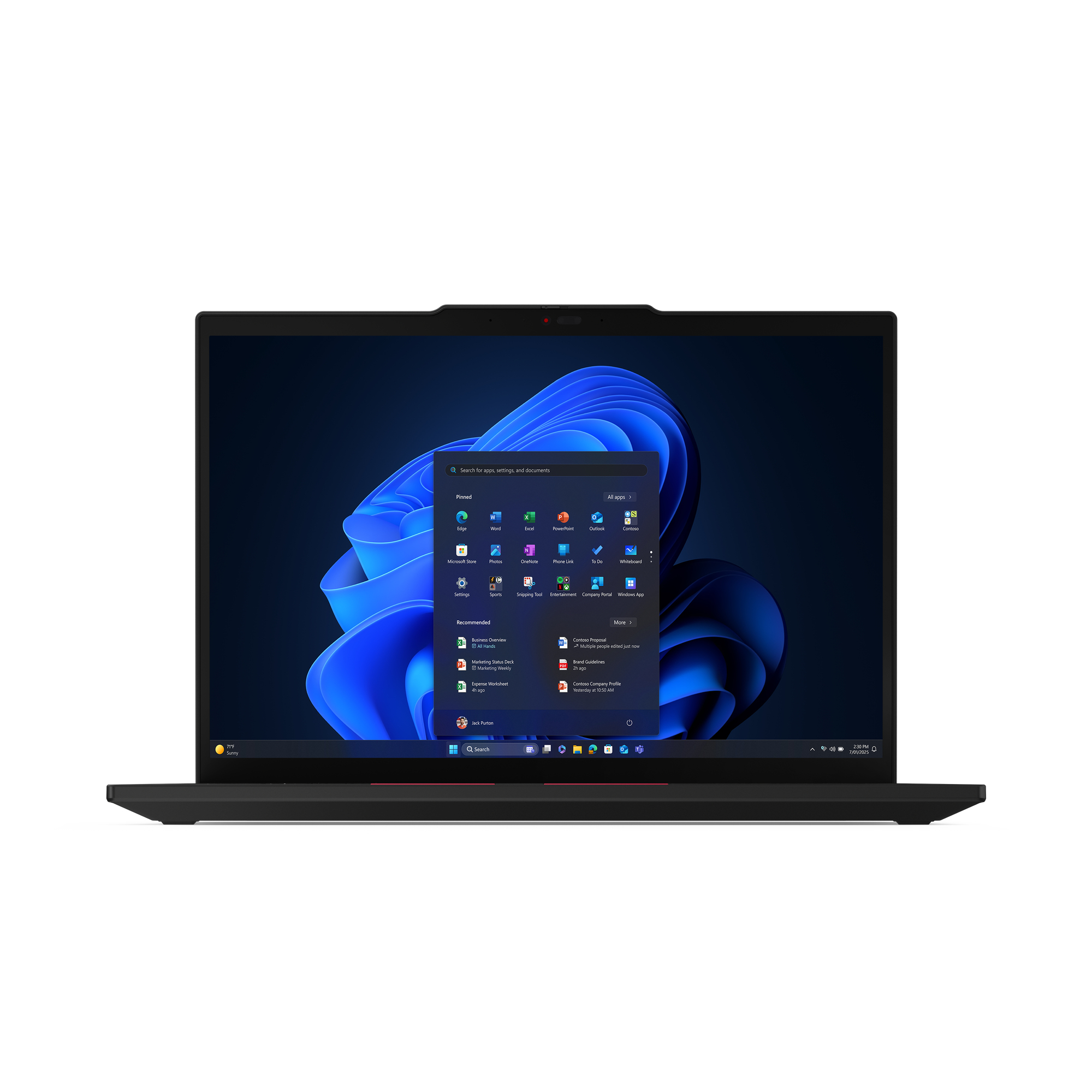 Lenovo ThinkPad T14 Gen 6 (Intel) Intel Core Ultra 7 255U Laptop 35,6 cm (14") WUXGA 16 GB DDR5-SDRAM 1 TB SSD Wi-Fi 6E (802.11ax) Windows 11 Pro Angielski Czarny - obrazek 2