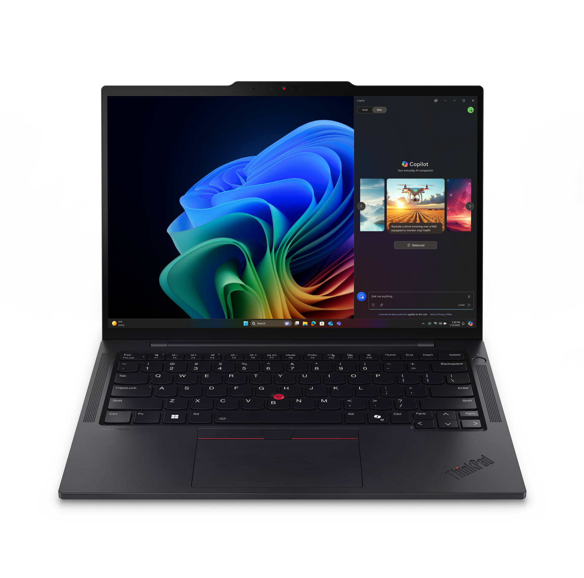 Lenovo ThinkPad T14s Gen 6 (Intel) Copilot+ PC Intel Core Ultra 5 228V Laptop 35,6 cm (14") WUXGA 32 GB LPDDR5x-SDRAM 1 TB SSD Wi-Fi 7 (802.11be) Windows 11 Pro Angielski Czarny
