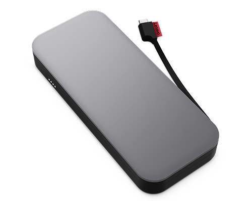Lenovo Go Litowo-jonowa (Li-Ion) 20000 mAh Czarny, Szary - obrazek 3