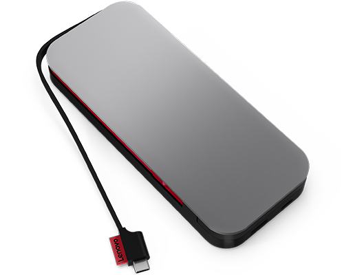Lenovo Go Litowo-jonowa (Li-Ion) 20000 mAh Czarny, Szary - obrazek 2