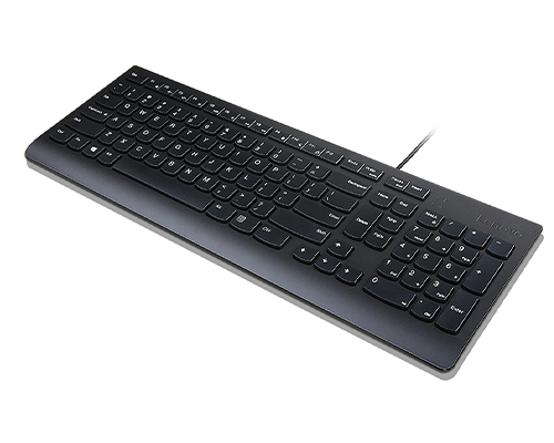 Lenovo Essential klawiatura Uniwersalne USB QWERTY US English Czarny - obrazek 3