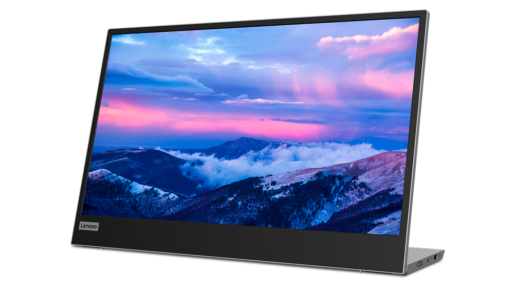 Lenovo L15 monitor komputerowy 39,6 cm (15.6") 1920 x 1080 px Full HD LED Czarny, Szary