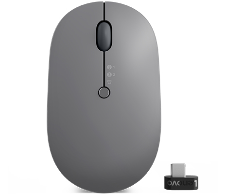Lenovo Go Wireless Multi Device myszka Biuro Oburęczny RF Wireless + Bluetooth + USB Type-A Optyczny 2400 DPI