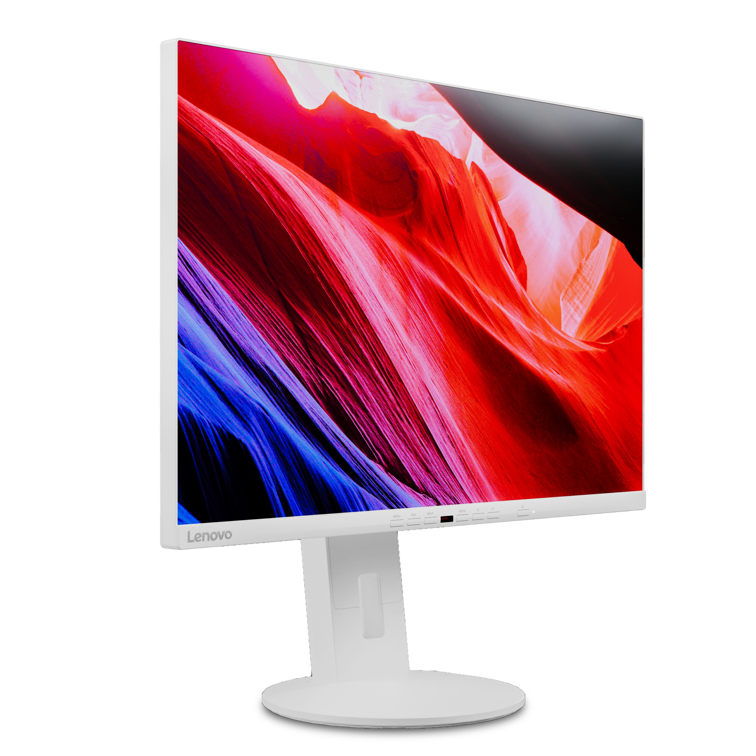Lenovo C24d-20 monitor komputerowy 61 cm (24") 1920 x 1200 px Full HD LED Szary, Biały - obrazek 3