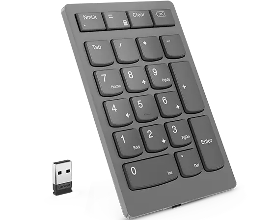 Lenovo 4Y41C33791 klawiatura numeryczna Uniwersalne RF Wireless Szary - obrazek 2