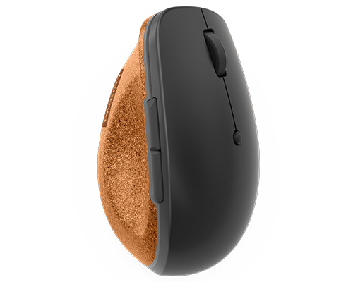 Lenovo Go Wireless Vertical myszka Biuro Po prawej stronie RF Wireless + USB Type-A Optyczny 2400 DPI - obrazek 3