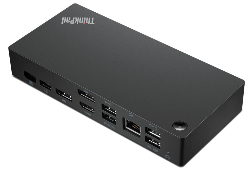 Lenovo ThinkPad Universal USB-C Smart Dock Przewodowa USB 3.2 Gen 2 (3.1 Gen 2) Type-C Czarny - obrazek 2