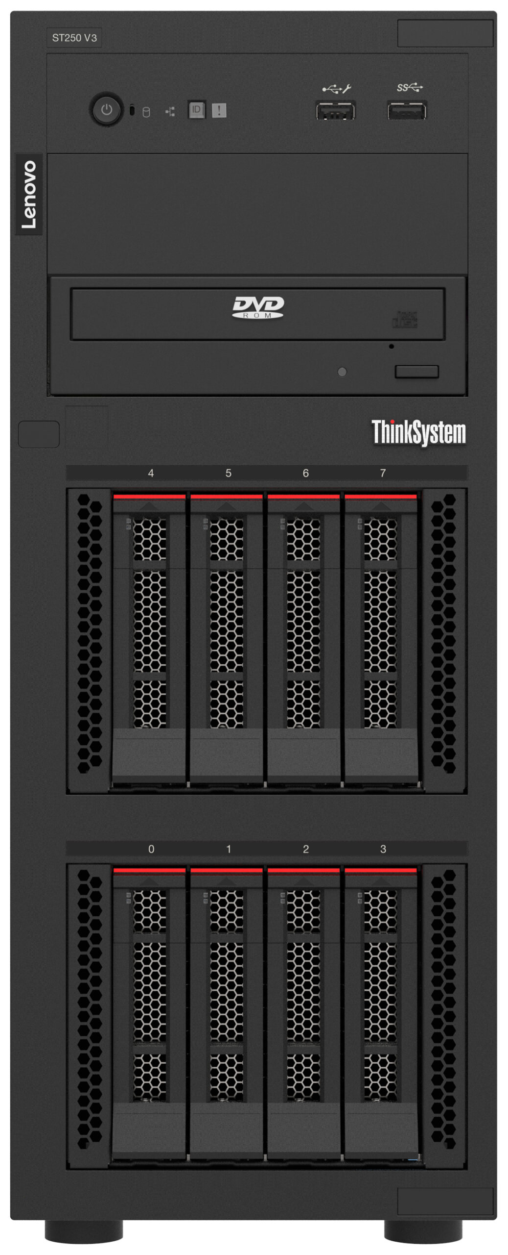 Lenovo ThinkSystem ST250 V3 serwer 1,92 TB Tower Intel® Xeon® 6353P 2,7 GHz 32 GB DDR5-SDRAM 800 W