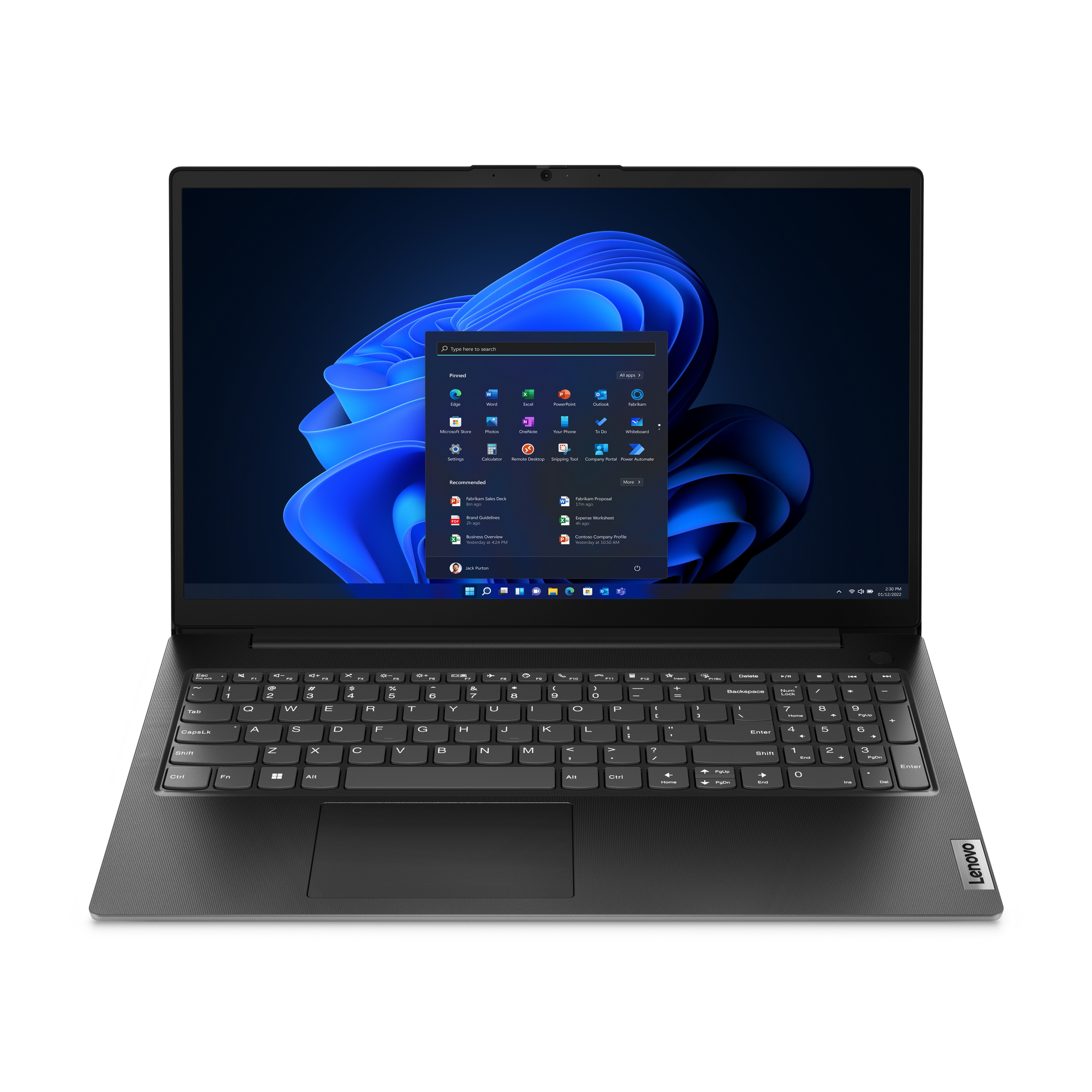Lenovo V15 G4 AMN AMD Ryzen™ 5 7520U Laptop 39,6 cm (15.6") Full HD 16 GB LPDDR5-SDRAM 512 GB SSD Wi-Fi 6 (802.11ax) Angielski Czarny