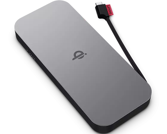 Lenovo 40ALLG1WWW bank mocy Litowo-jonowa (Li-Ion) 10000 mAh Bezprzewodowe ładowanie Czarny