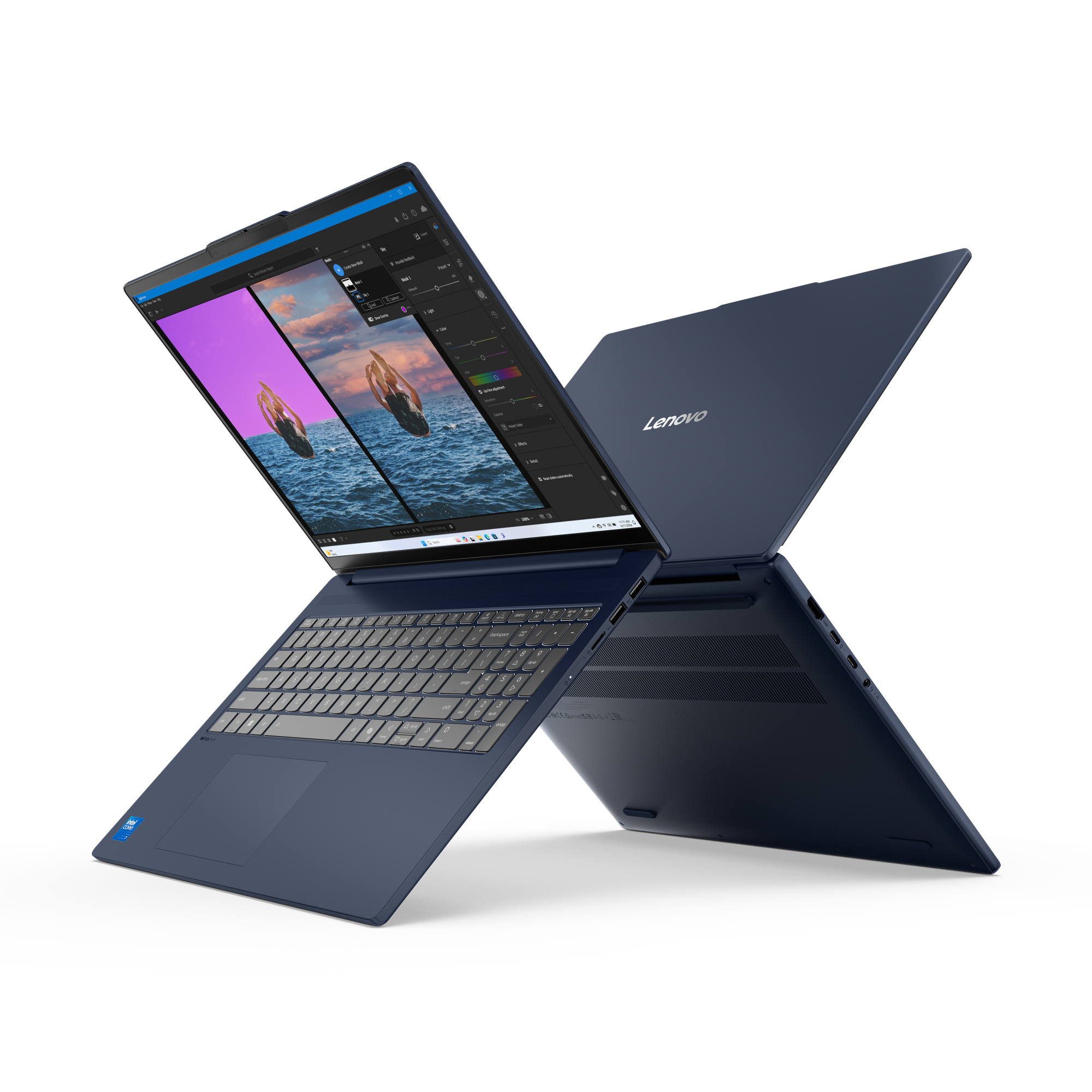 Lenovo IdeaPad Slim 5 16IRH10 Intel® Core™ i5 i5-13420H Laptop 40,6 cm (16") WUXGA 16 GB DDR5-SDRAM 1 TB SSD Wi-Fi 6 (802.11ax) Angielski Niebieski - obrazek 4