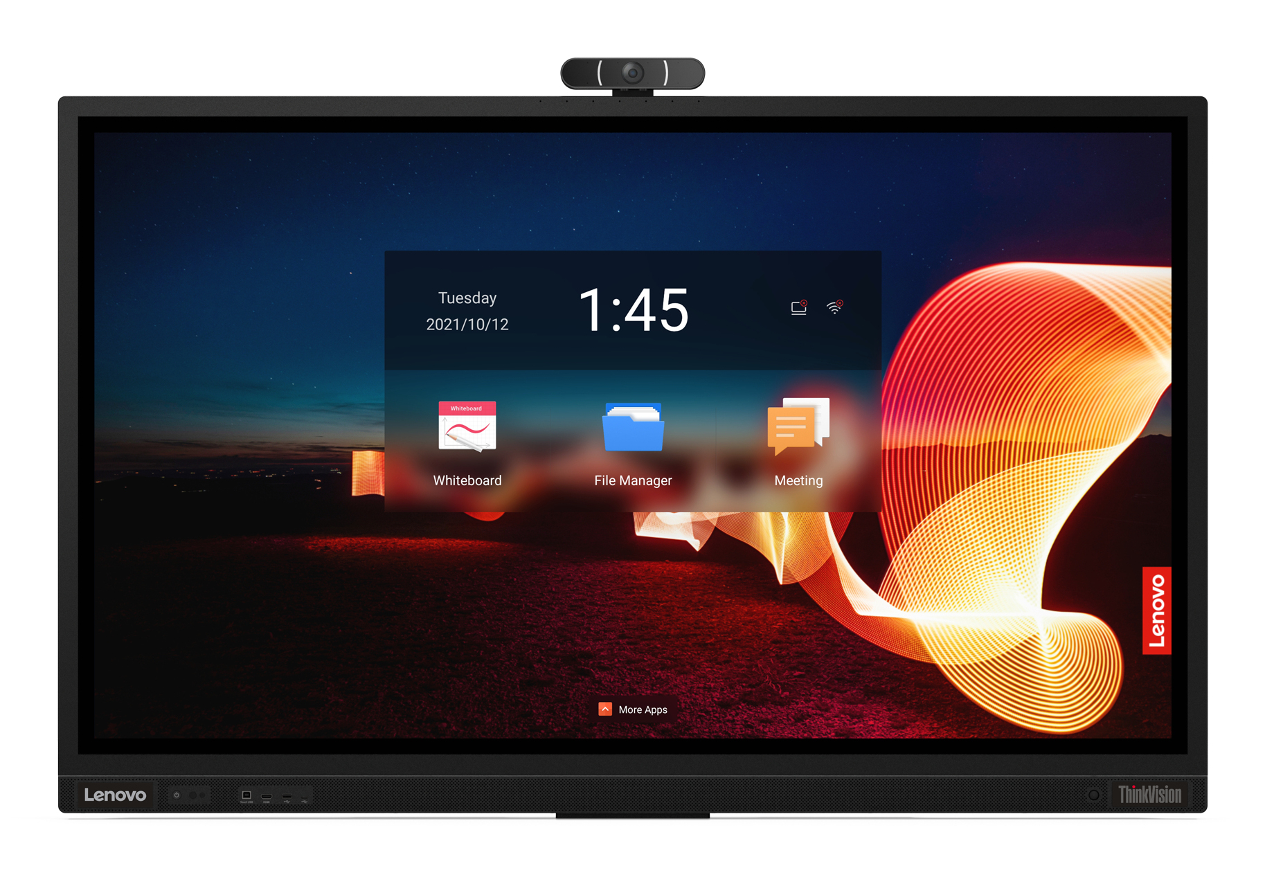 Lenovo ThinkVision T65 monitor komputerowy 165,1 cm (65") 3840 x 2160 px 4K Ultra HD LED Ekran dotykowy Czarny