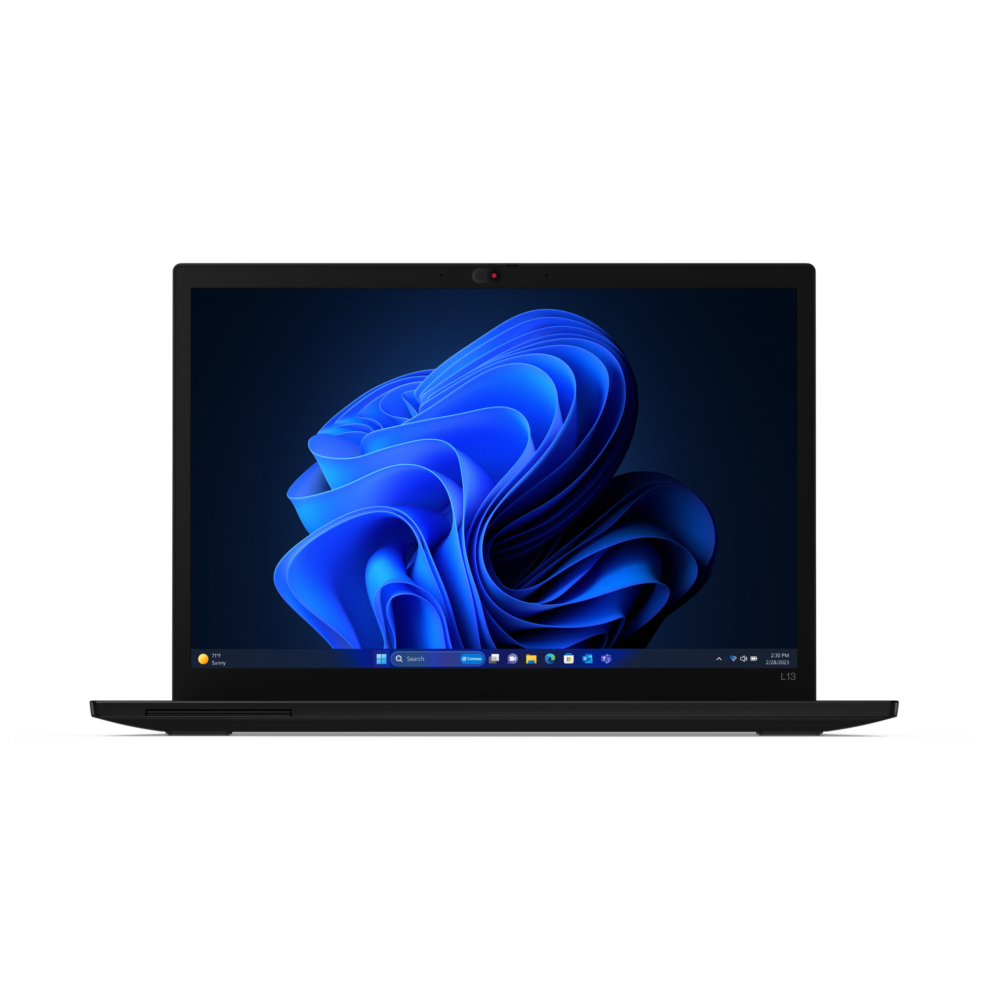 Lenovo ThinkPad L13 Gen 5 (Intel) Intel Core Ultra 5 125U Laptop 33,8 cm (13.3") WUXGA 16 GB LPDDR5-SDRAM 512 GB SSD Wi-Fi 6E (802.11ax) Windows 11 Pro Angielski Czarny - obrazek 2
