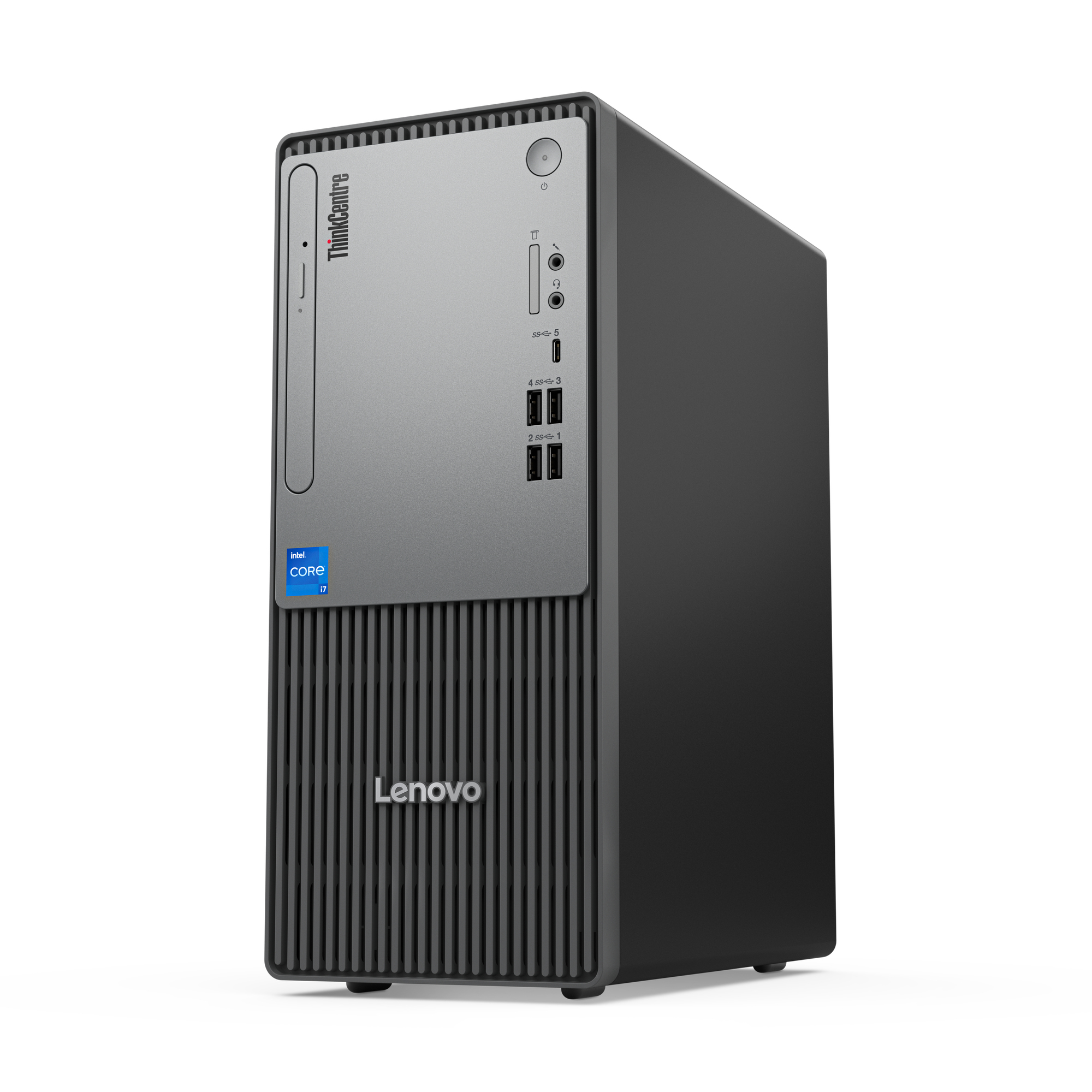 Lenovo ThinkCentre neo 50t Gen 5 Intel® Core™ i3 i3-14100 8 GB DDR5-SDRAM 512 GB SSD Windows 11 Pro Tower PC Czarny, Szary - obrazek 2