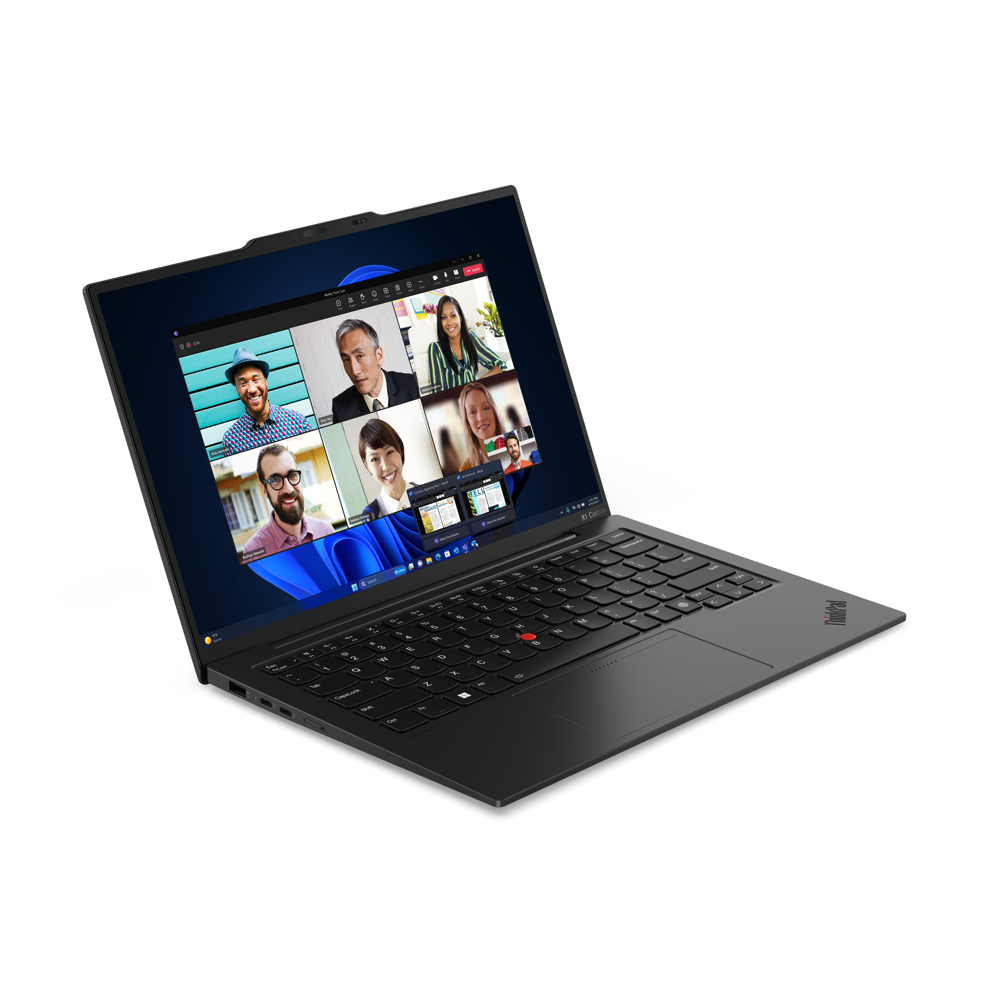 Lenovo ThinkPad X1 Carbon Gen 12 Intel Core Ultra 5 125U Laptop 35,6 cm (14") WUXGA 16 GB LPDDR5x-SDRAM 512 GB SSD Wi-Fi 6E (802.11ax) Windows 11 Pro Angielski Czarny - obrazek 5