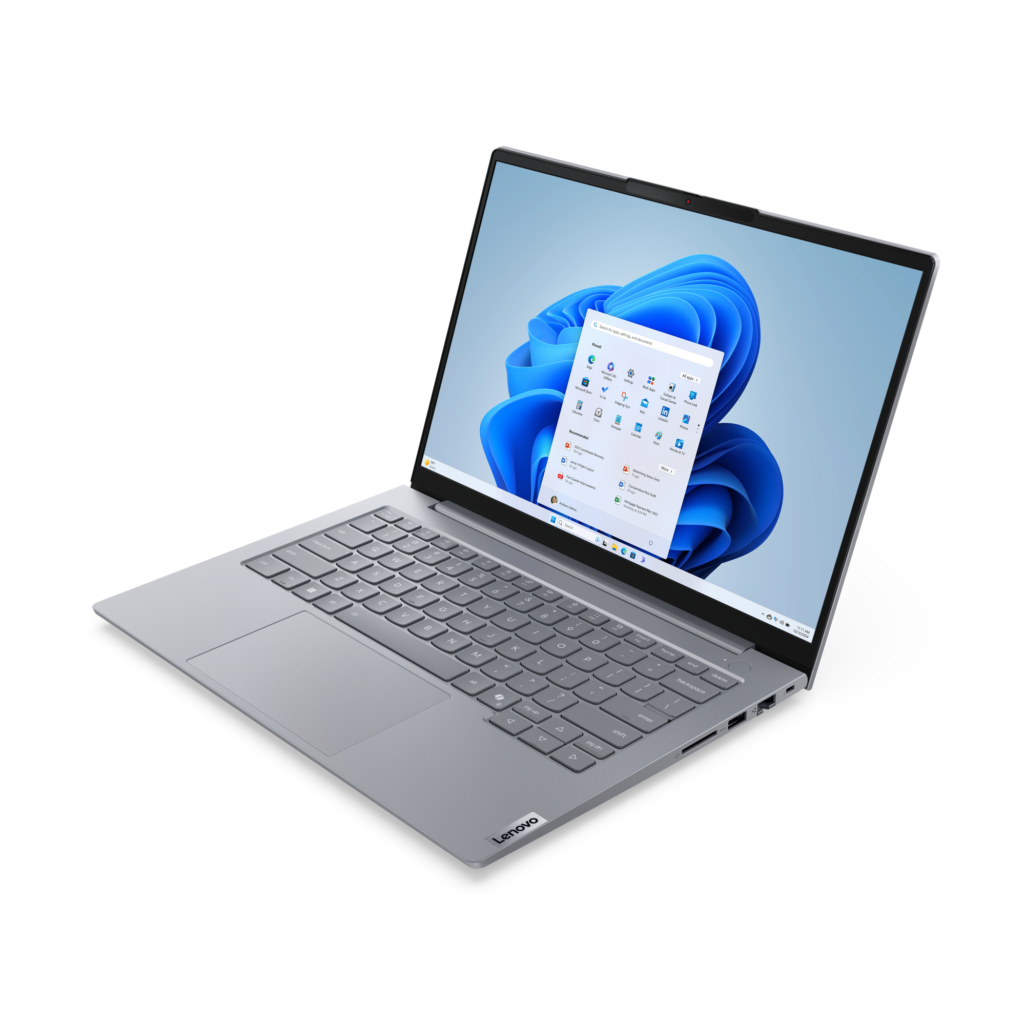 Lenovo ThinkBook 14 G8 IRL Intel® Core™ i5 i5-13420H Laptop 35,6 cm (14") WUXGA 16 GB DDR5-SDRAM 512 GB SSD Wi-Fi 6E (802.11ax) Windows 11 Pro Angielski Szary - obrazek 3